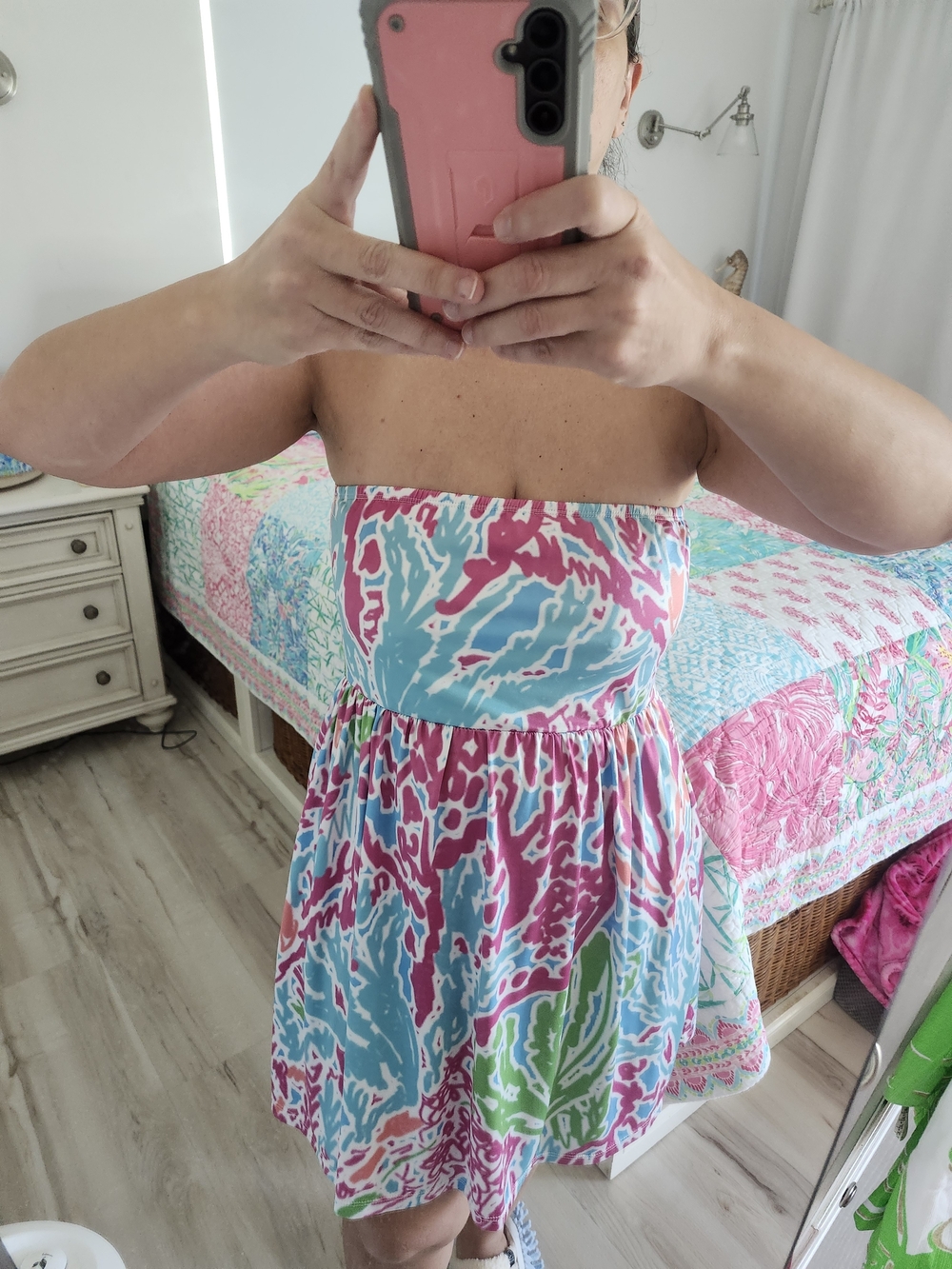 Beautiful Lilly Inspired Strapless Dress